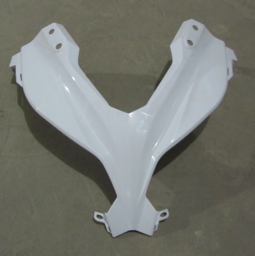 

Unpainted Front Upper Fairing Headlight Cowl Nose Panlel Fit For Kawasaki Ninja300R Ninjia250R 2013 2014 2015 2016 2017