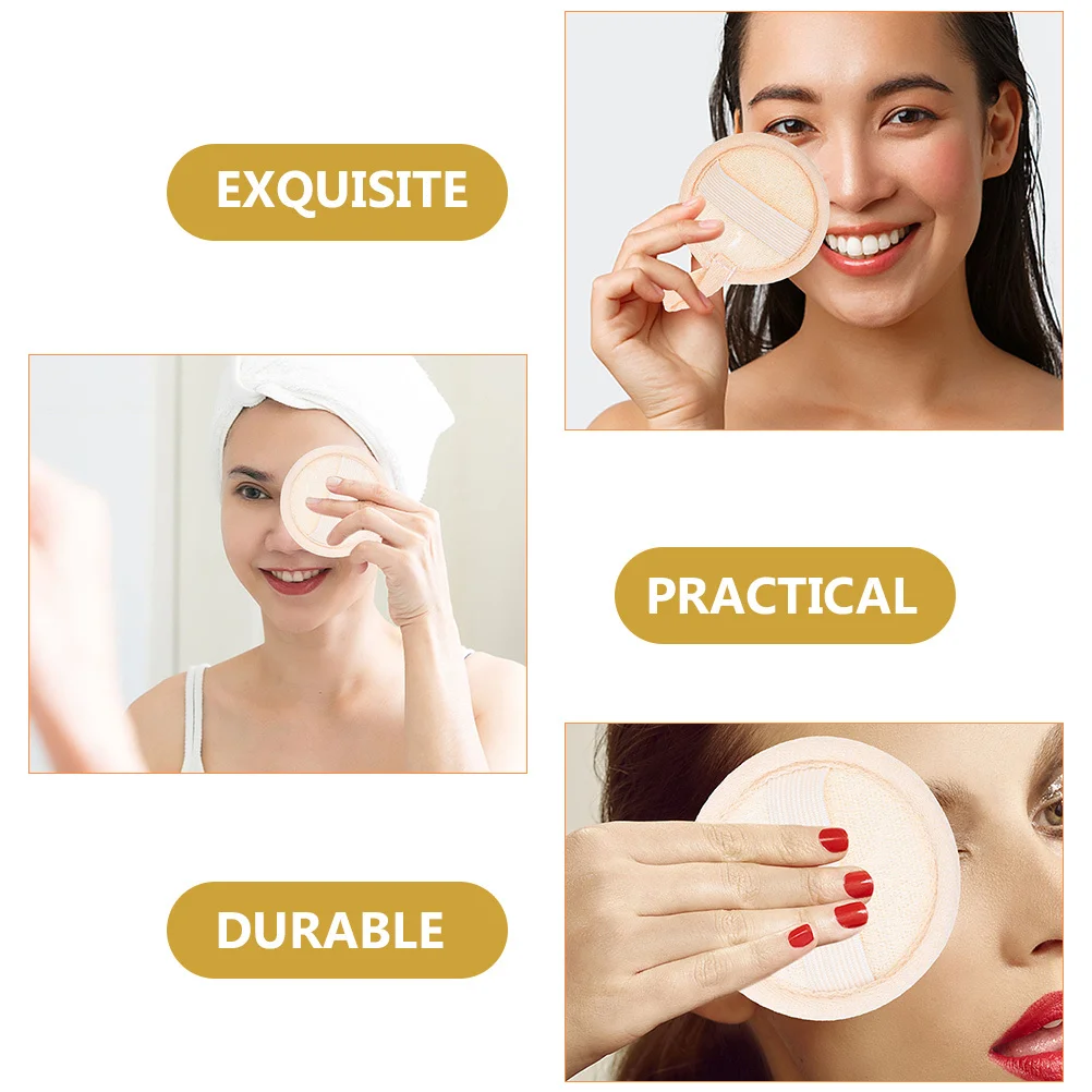 

4pcs Makeup Remover Loofah Pad Round Face Cleaning Pads Exfoliating Scrubber Sensitive Skin Cleansing Pores Daily Use Travel