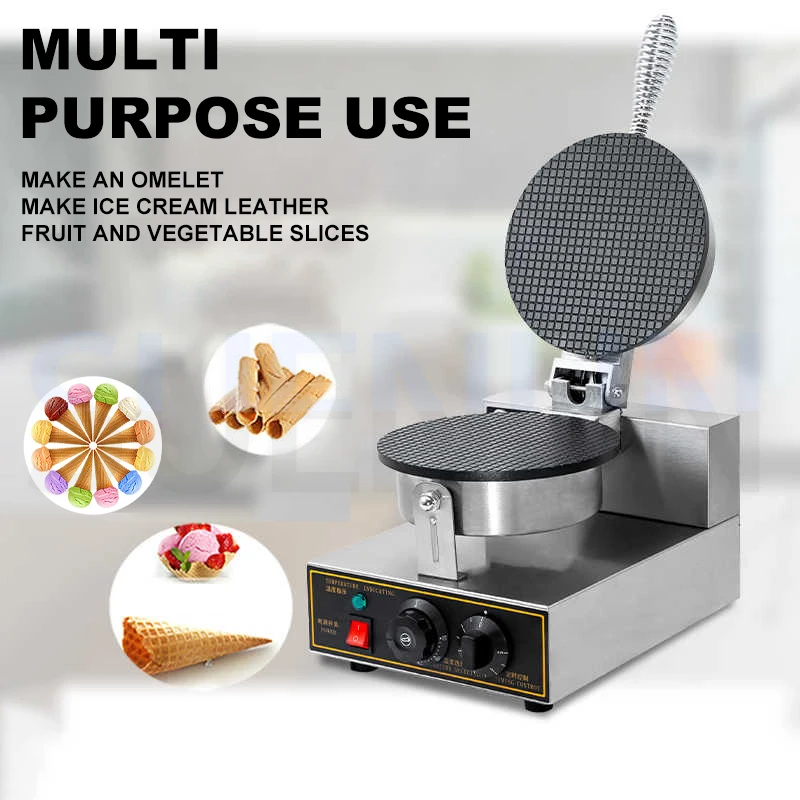 

Electric Chicken Rolls Machine Ice Cream Crust Machine Crispy Crust Machine Ice Cream Cone Machine Egg Holder Cone Machine