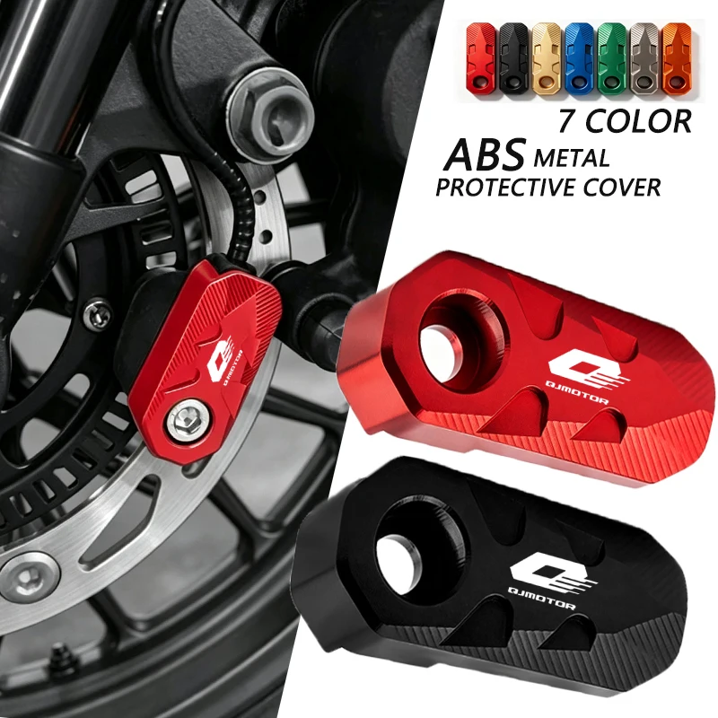 Motorcycle Front Wheel ABS Sensor Protection Guard Cover Accessories For Qjmotor Srt Srk Srv 250 300 550 650 800 S Qj 500S 300S