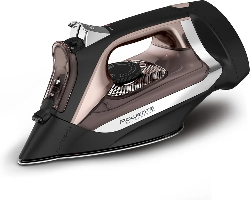 

Stainless Steel Soleplate Steam Iron with Retractable Cord, Auto-off, Anti-Drip,1725 Watts, Ironing