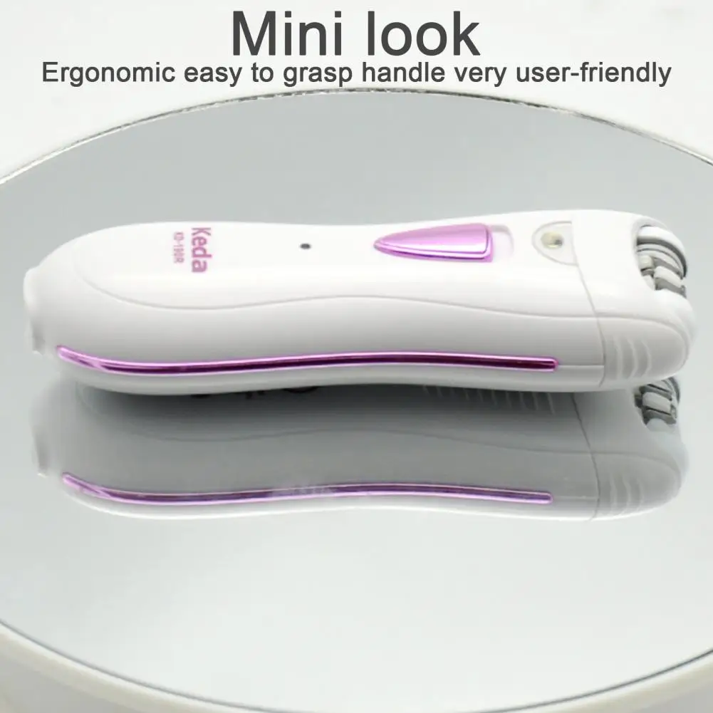 Effective Hair Removal Device Women Epilator Rechargeable Women's Epilator for Smooth Hair Removal on Face Body Bikini Area Eu