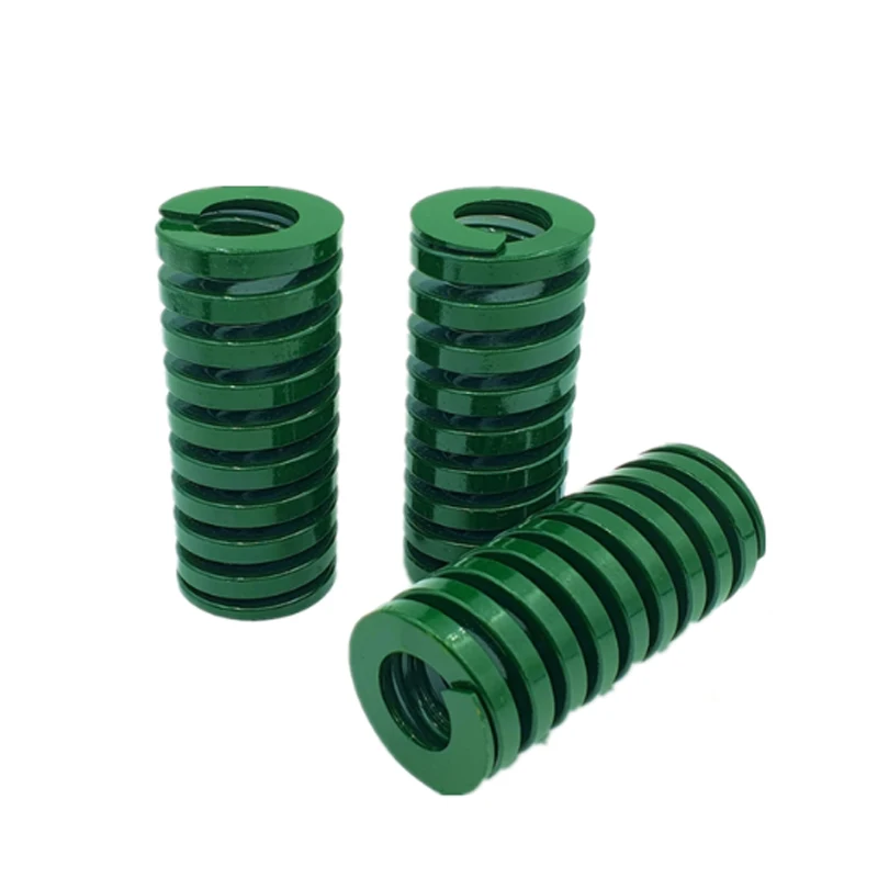 Creamily 1 pz verde carico pesante stampaggio a spirale stampo a compressione stampo molla diametro esterno 8mm-25mm lunghezza 20mm-300mm