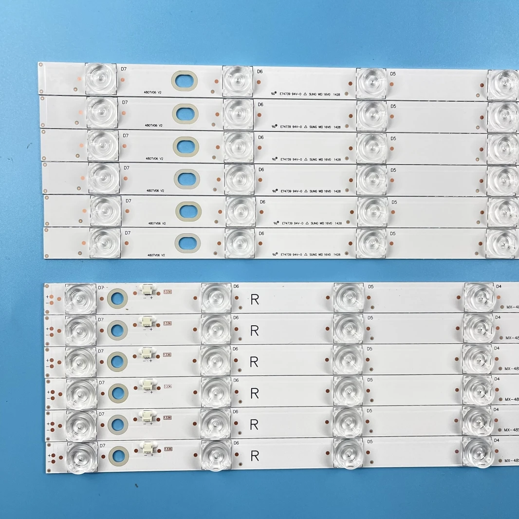 LED backlight strip forTX-48AX630B TX-48AX630E TX-48AXW634  480TV05 480TV06 V2 BX-48S04E01-2BBH2 MX-48S04E03 LSC480FJ01-P01