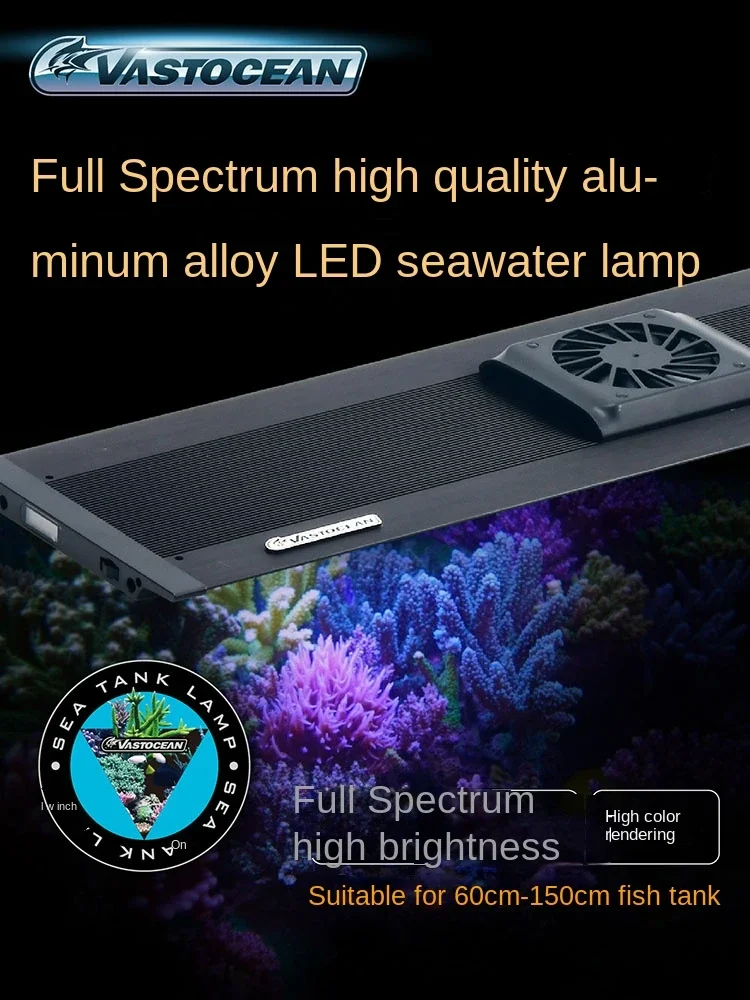 Full Spectrum Fish Tank Led Licht Aluminium Led Aquarium Licht Voor 90 120Cm Aquarium