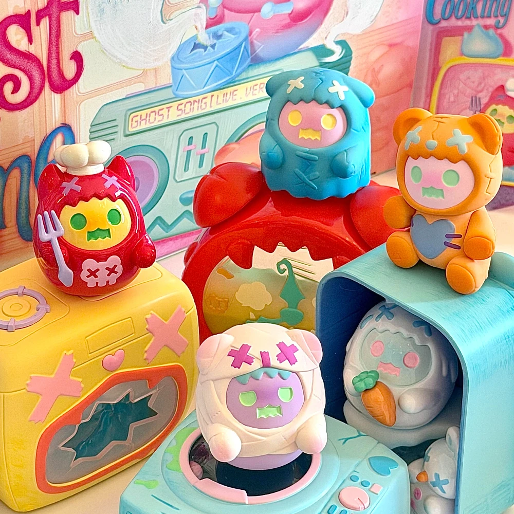 

Коллекционная фигурка-сюрприз ShinWoo Ghost At Home: брелок, кукла, аниме-модель, кавайный подарок