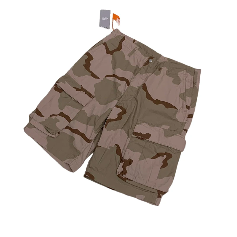

SSZ Desert Camouflage Corduroy orts Trendy Loose Five-Point Workwear Trousers Large Size Casual Pants Straight Leg Long ...