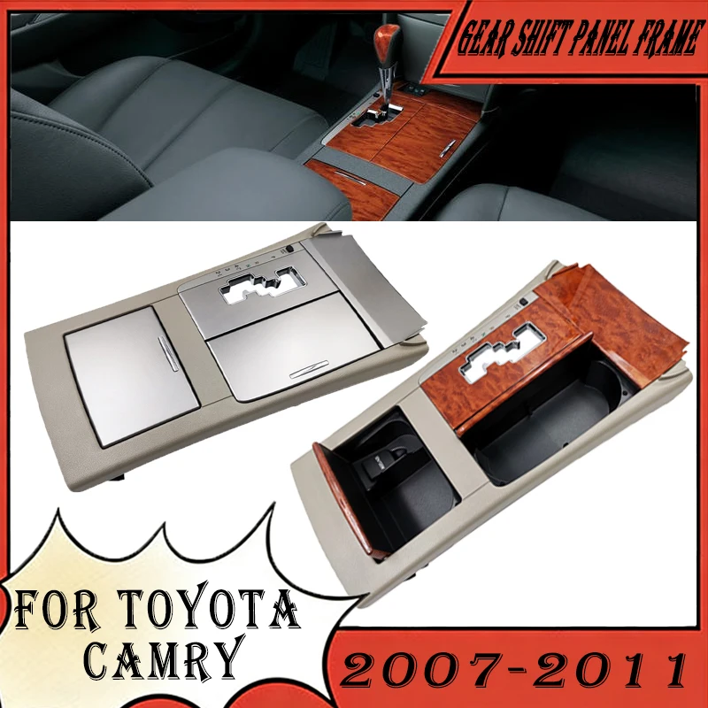 

Automatic Gear Shift Panel Frame Assembly For Toyota Camry 2007 2008 2009 2010 2011 Shifter Bezel Trim Car Accessories