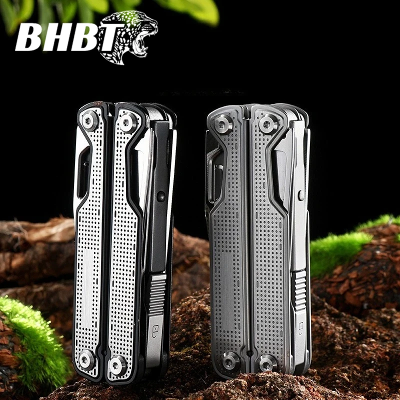 BHBT 25 in 1 Multitool Pliers EDC Pocket Knife Portable Outdoor Camping Survival Multi Functional Hand Tool with Bits Gift Men