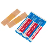 100pcs/set Bandage Emergency First Aid Bandage Plaster Non-woven Fabric Waterproof Breathable Sterile Wound Paste Medic Band Aid