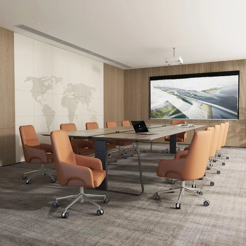 

Modern Computer Chair Mid Century Inspired Armchair Fabric Upholstery Cozy Study Room Silla De Escritorio Home Furniture