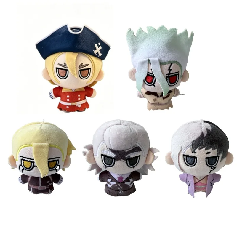 Dr STONE SCIENCE FUTURE Senku Ishigami Plush doll Cute-style Dr.Xeno Plush toy soft Bouncy Stanley Doll Decoration Toys Gifts