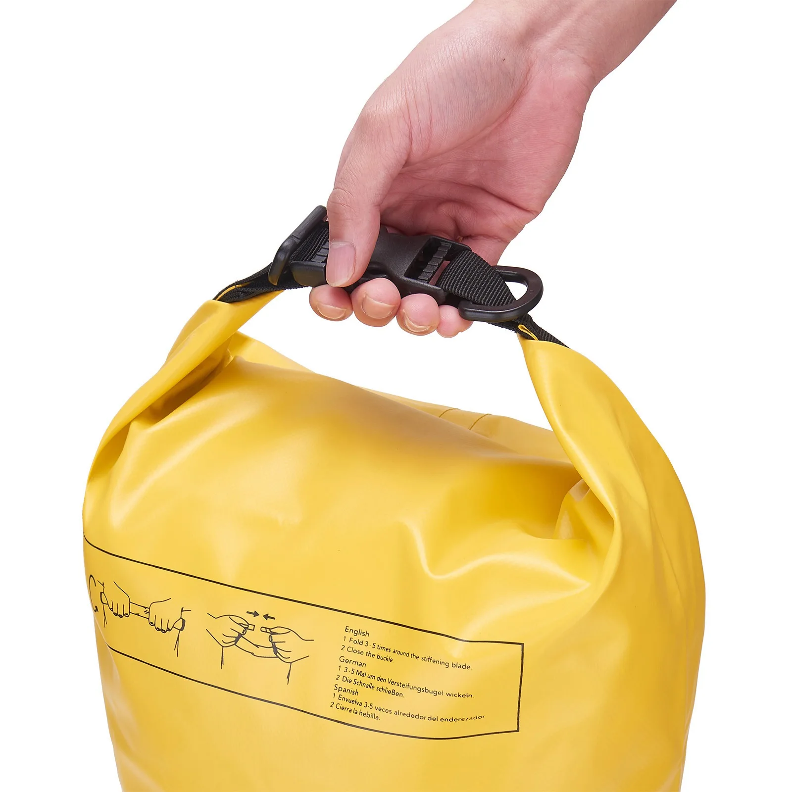 Tow Rope Sand Sack 2-In-1 Sand Anchor Waterproof Dry Bag with Adjustable Buoy for Kayak Jet Ski 10L