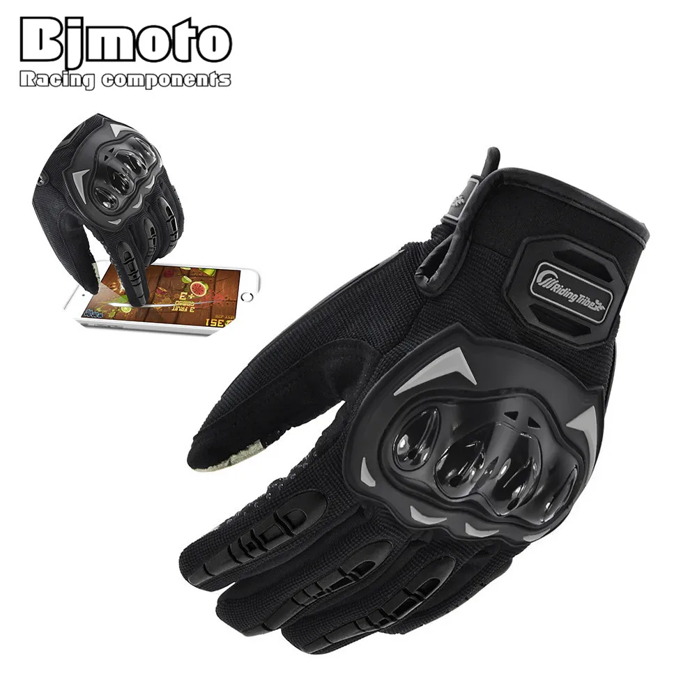 

2023 Motorcycle Racing Touch Screen Windproof Gloves Outdoor Sports Protection Cross Riding Dirt Bike Closed Finger Gloves Moto