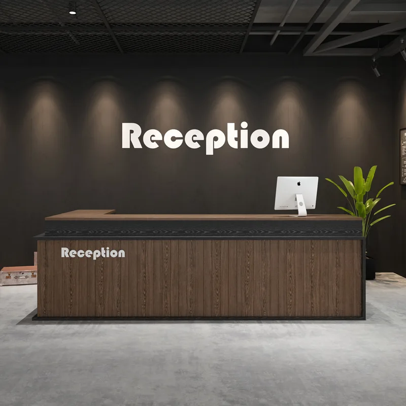 

Коммерческие касовые прилавки в стиле ретро, угловые прилавки из цельного дерева, бар, ресторан, касса для приема, дуговая мебель Kassa JT40C