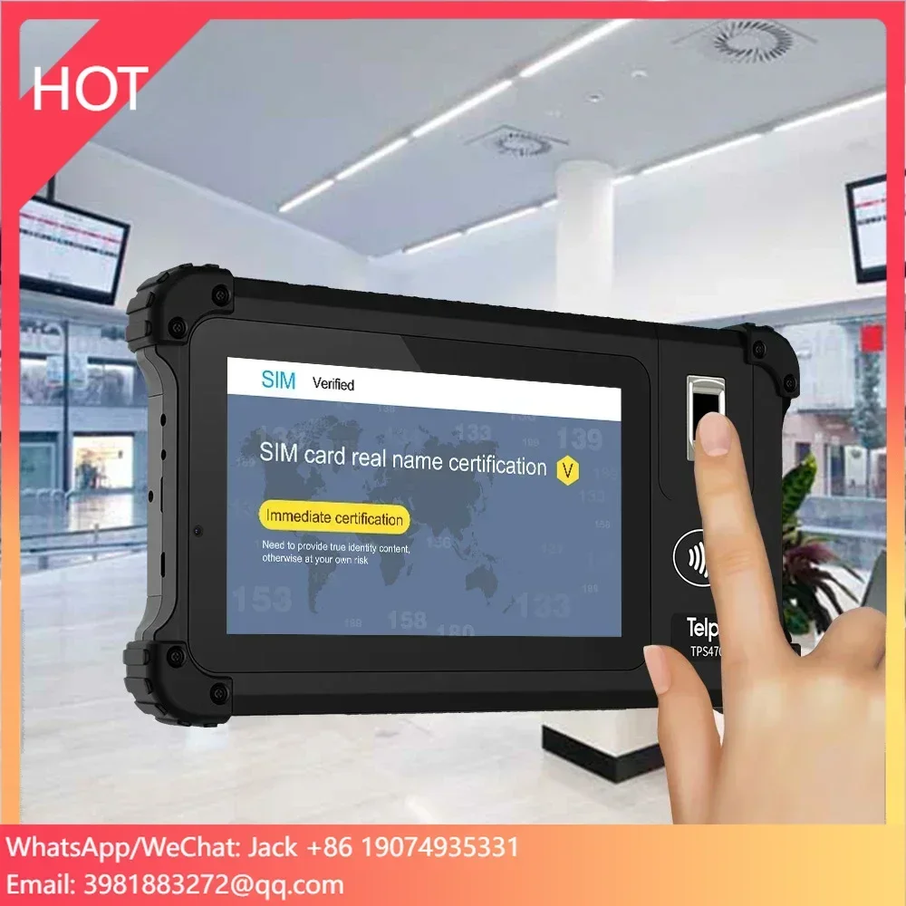 TPS470 CE Mobile Handheld Biometric Device Android Fingerprint Scanner