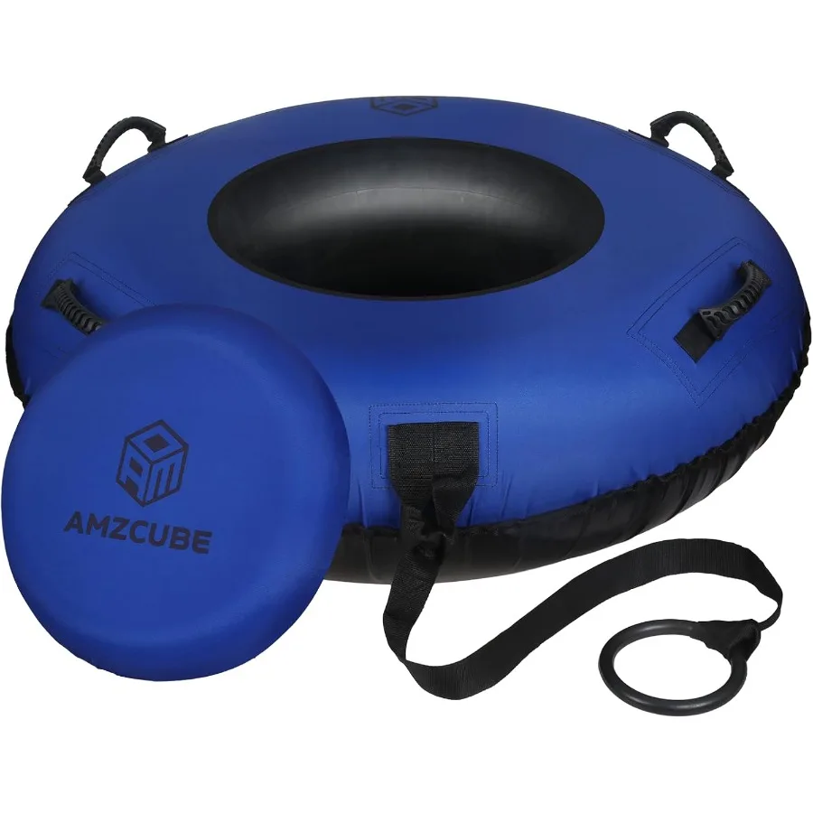 

Snow Tube for Sledding Heavy Duty 40" Snow Sled for Adults with 4 Upgraded Handles and Cushion Seat Abrasion Proof 600D Canvas