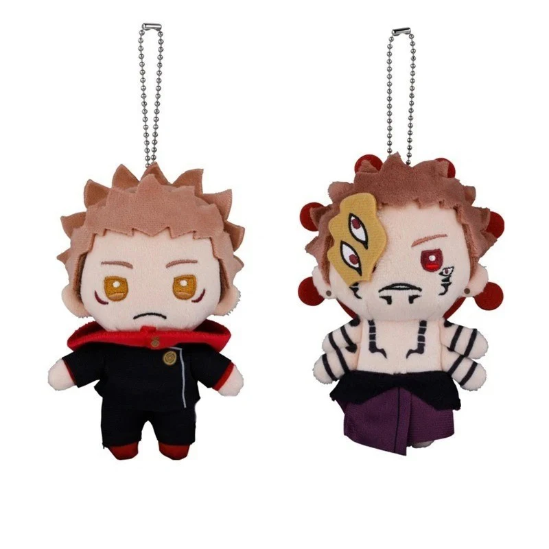 

12cm Anime Jujutsu Ryomen Sukuna Plush Doll Pendant JJK Itadori Yuji Stuffed Toy Fan Collect Peripherals Toys Birthday Gift