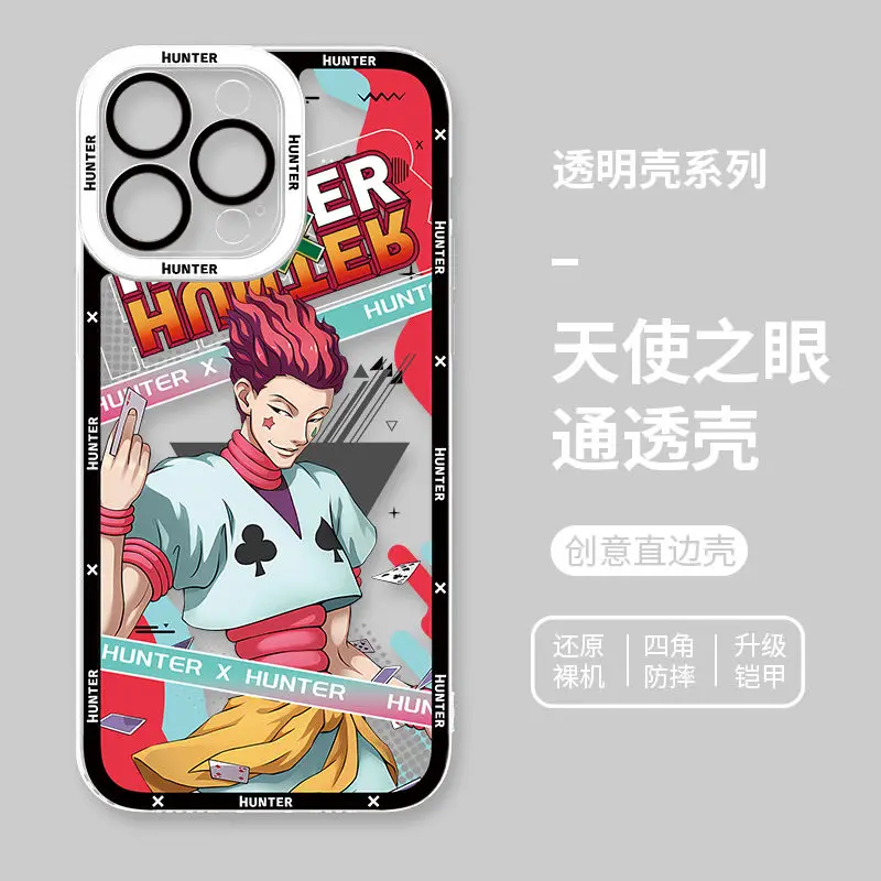Full Time Hunter Apple 16 Phone Case Anime Cartoon iphone15promax for 12 Killua 14 Pro New XSMAX Phone Case Holiday Gift kawaii