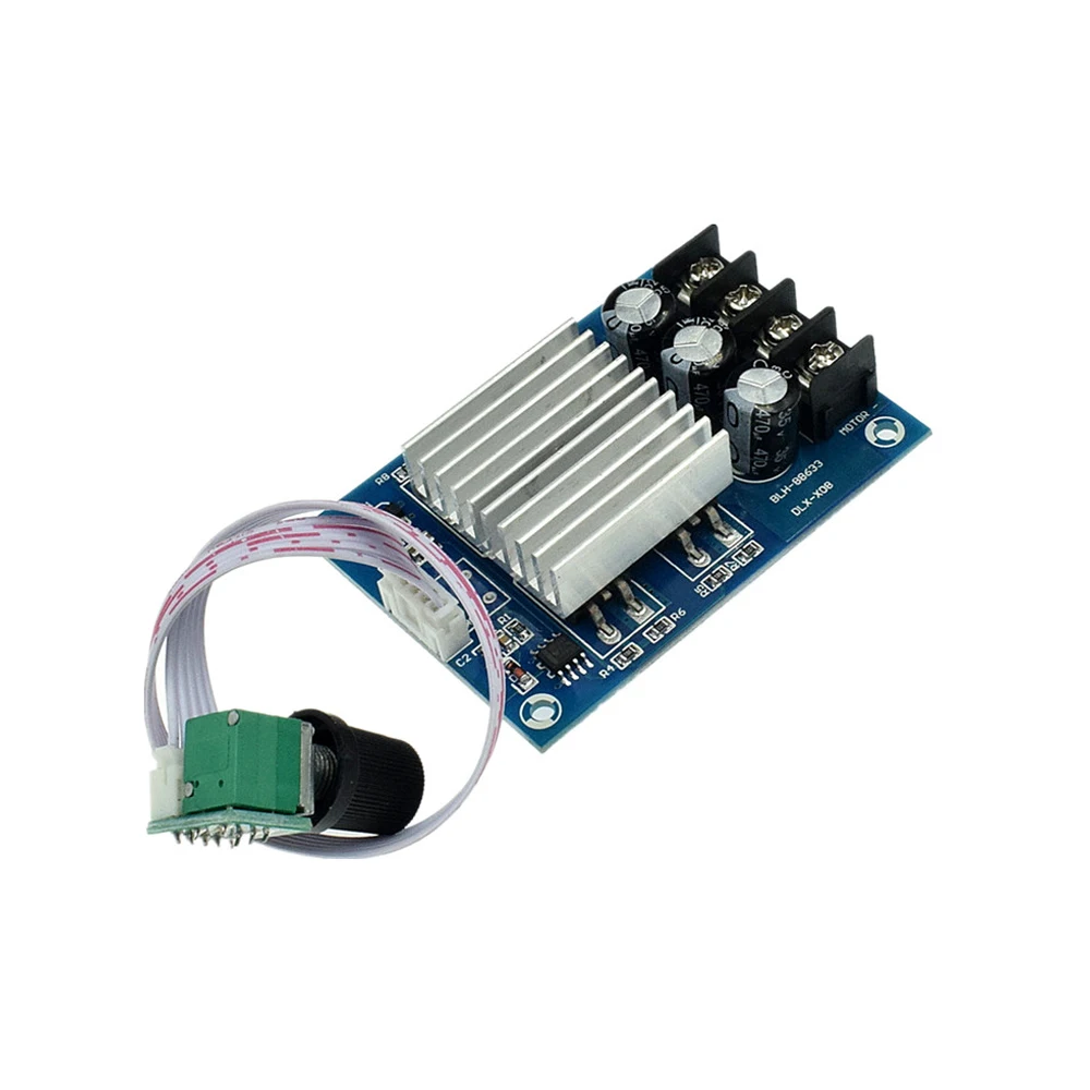 PWM DC Motor Governor 12-24V Motor Speed Controller 30A Adjustable Brush Motor Speed Controller Regulator