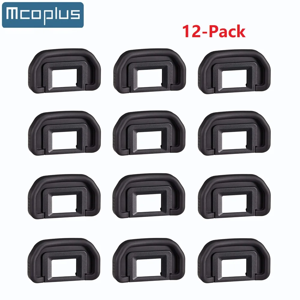 Mcoplus EB Ocular Ocular Eye Cup Paquete de 10 para Canon EOS 90D 80D 70D 60D 50D 40D 20D 5DII 5D 6DII 6D Cámara Visor Ocular
