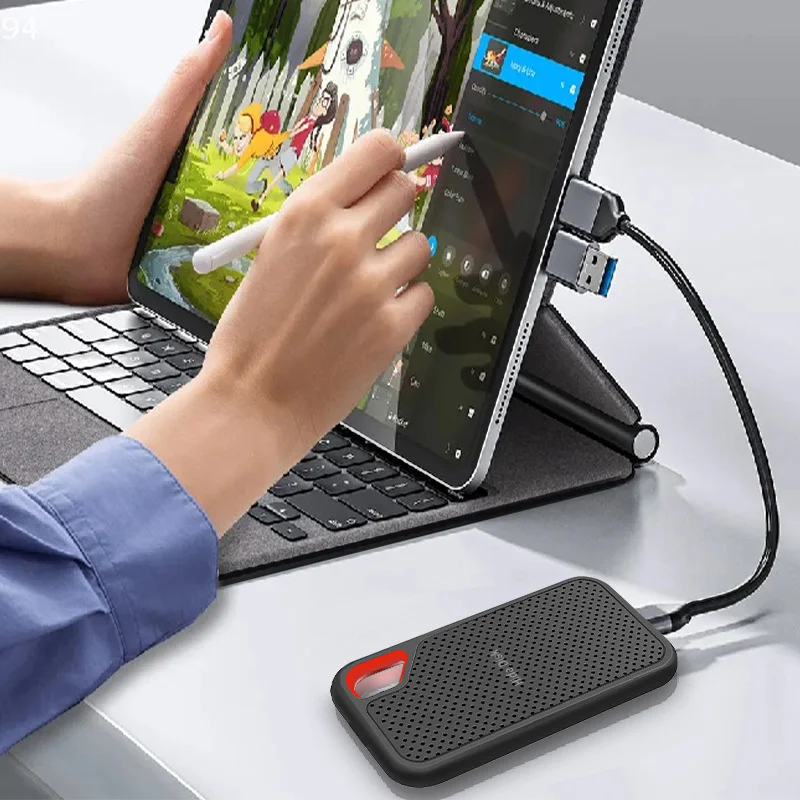 

Portable Hard Drive 1TB Original Solid-state Drive 2TB 4TB External Storage Hard Drive USB 3.1 High-speed Hard Disk For