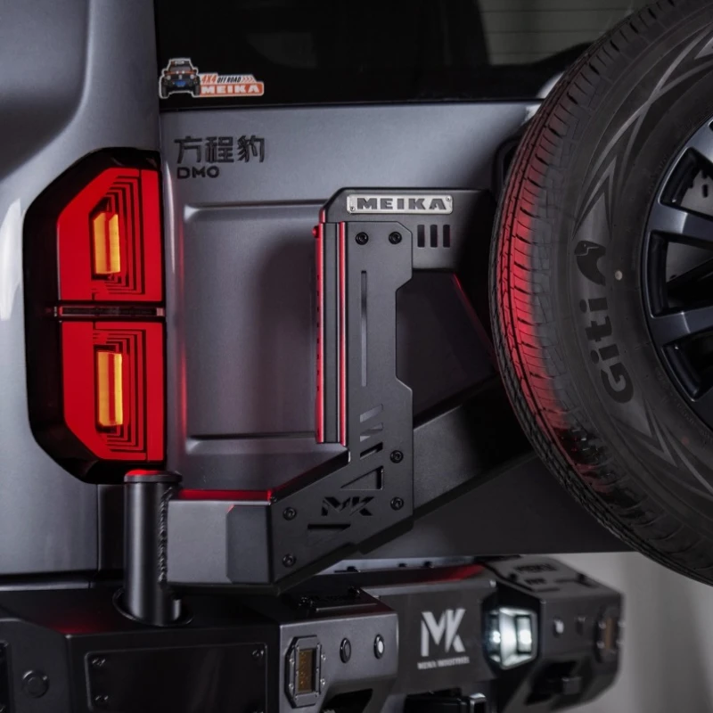 For BYD Leopard 5 MK Style Black Knight Rear Bumper 2023-2024 Off-Road Racing Bar With Integrated Recovery Points Accessories