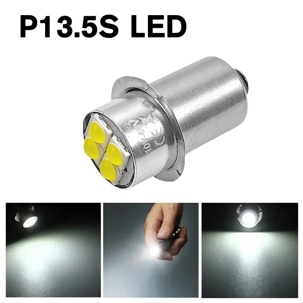 P13.5 S Led Pr2 Lamp Zaklamp Lamp Vervanging 10-60V Lamp Warmte Licht Professionele Dissipatie Hoge Sterkte Heldere Super N5h9