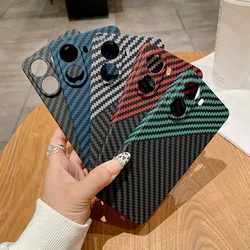 Carbon Fiber Case For Xiaomi Poco X7 Pro Ultra Thin Hard PC Shell Poco X6 X6 Pro Anti Fingerprint Back Protection Fundas Poco X7