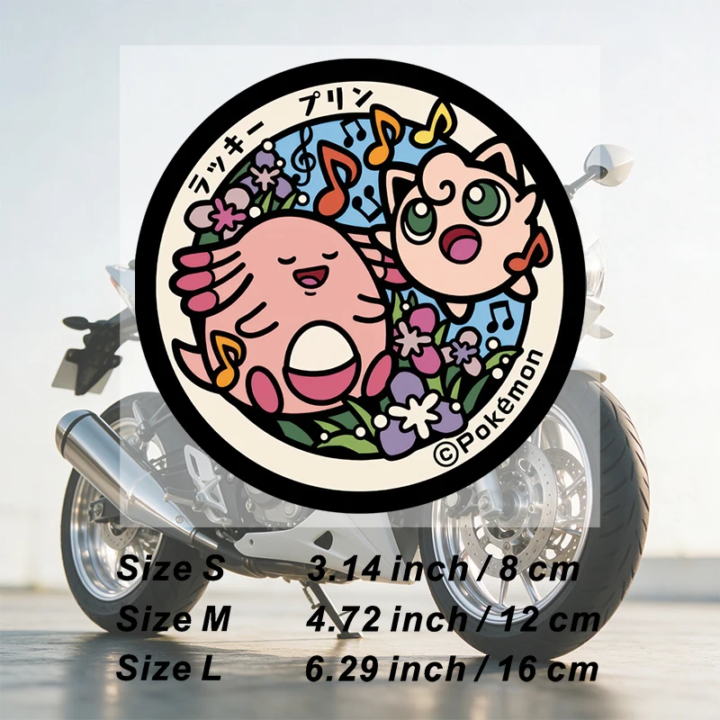 Car Stickers Cute Cartoon Vinyl Decal Waterproof Die Cut for Car Window Trunk Motorcycle Wall Travel Bike Auto Decor
