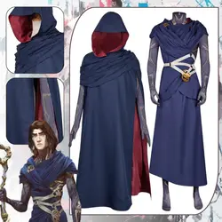 Arcane Viktor Cosplay Fantasy Costume Game Disguise for Adult Viktor Hoodie Belt Costume Roleplay Outfit Halloween Carnival Suit
