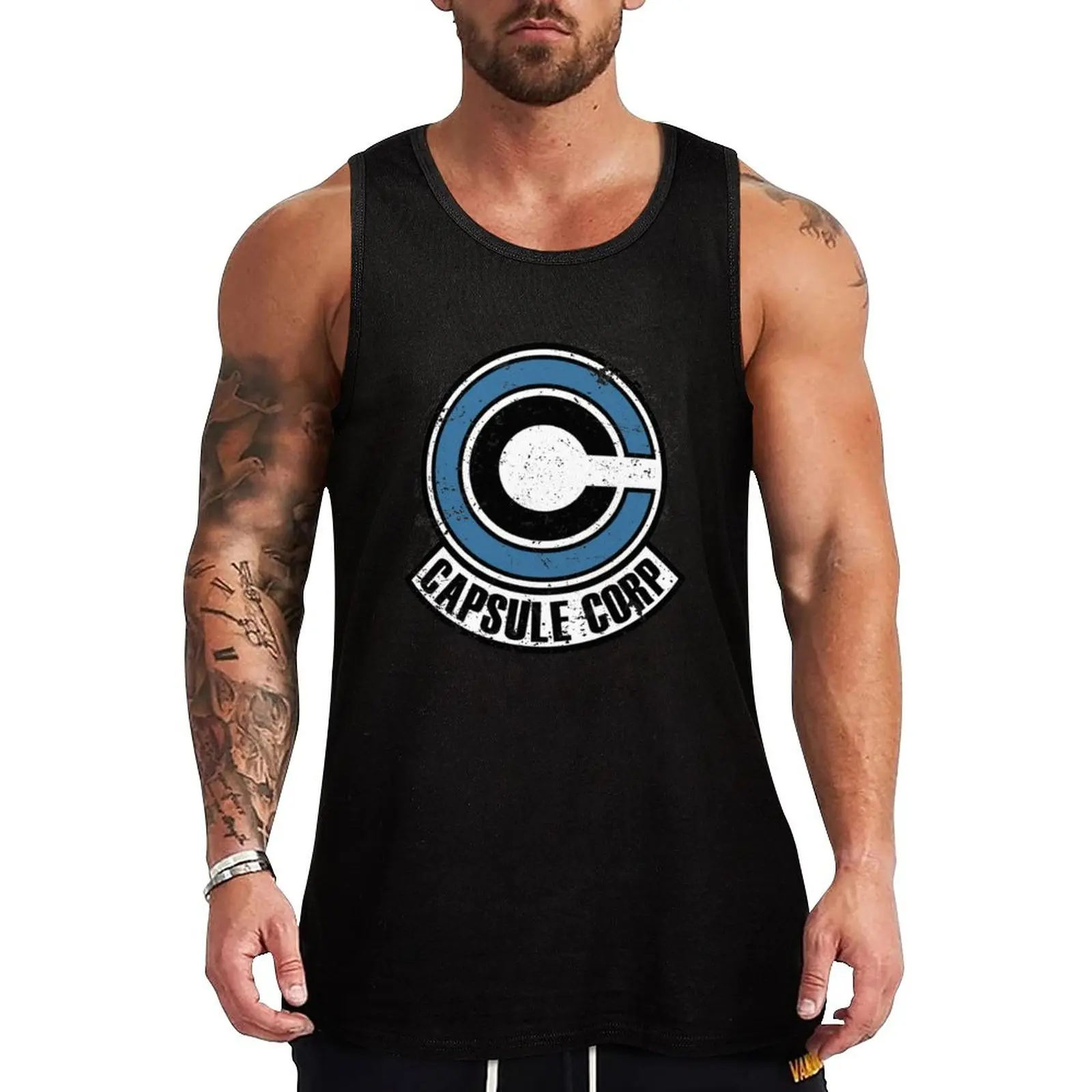 

New Capsule Corp Tank Top gym top Men gym sportswear Male clothes man vest