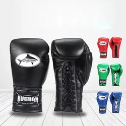 Luvas de Boxe Profissionais para Homens e Mulheres, Adulto, Combate Livre, Muay Thai, Equipamento de Treinamento MMA, Alta Qualidade