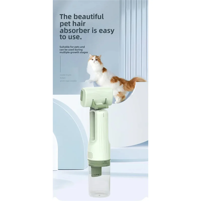 【Limited Time Offer】Pet Multifunctional Beauty Cleaning Hair Trimmer Low Audio Cat Dog Electric Suction Floating Hair Shaving Ar