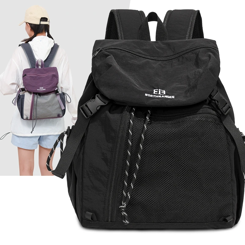 Fashion Commuter Backpack Female Waterproof Nylon Daypack Women Large Capacity School Bag for Girls Lightweight Travel Knapsack