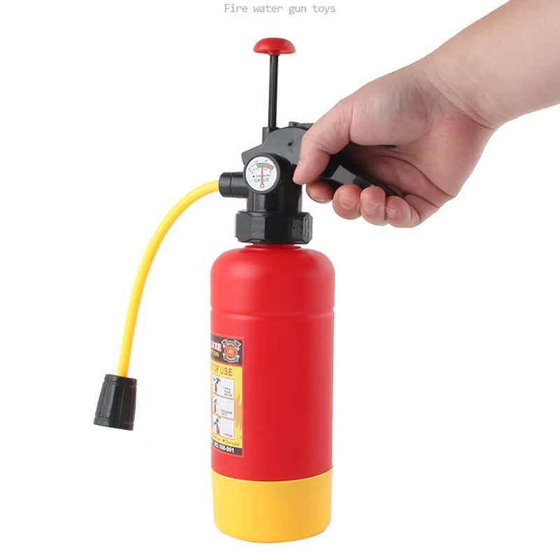 29 ซม.เครื่องดับเพลิงของเล่นน้ําปืนสเปรย์น้ํา Fireman น้ําปืนฤดูร้อนชายหาดน้ําเกมของเล่นกลางแจ้งเด็กของขวัญ