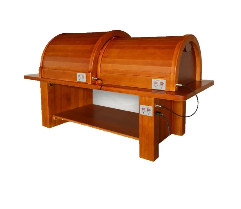 Hot sales Single far infrared sauna room Fumigation box Moxibustion chamber fumigation equipment Solid Wood steam Medicated