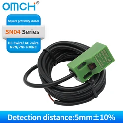 OMCH SN04-N Famous SN04N 5mm Approach Sensor NPN 3 wire NO 6-30V DC Inductive Proximity Switch