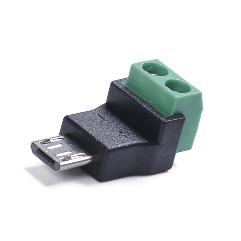 موصل Micro USB تجنب سدادات اللحام Micro USB 2Pin Terminal 5V موصلات شحن للهواتف والأجهزة اللوحية