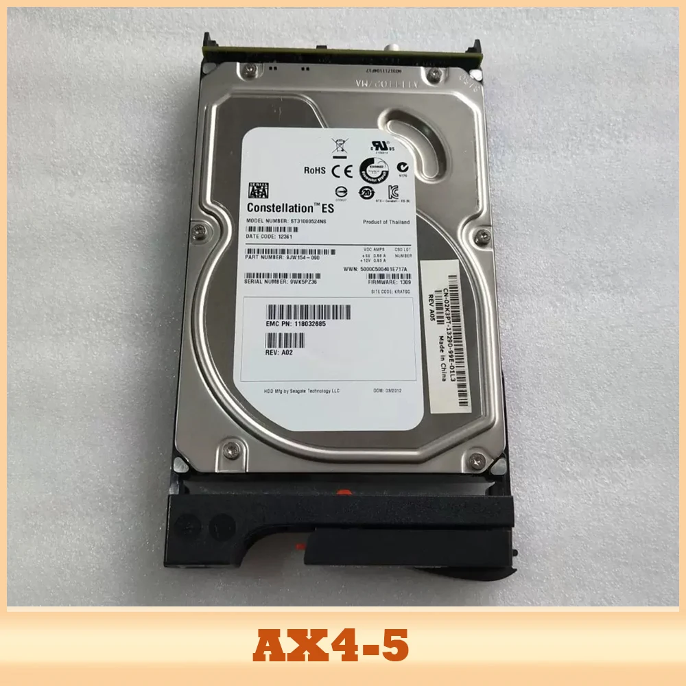 For EMC AX4-5 005050063 005049024 005048831 1TB SATA Storage Hard Disk