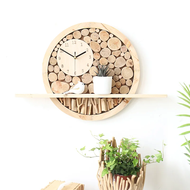 

Dining room, living room clock, wall clock, perpetual calendar wall hanging, no punching decoration