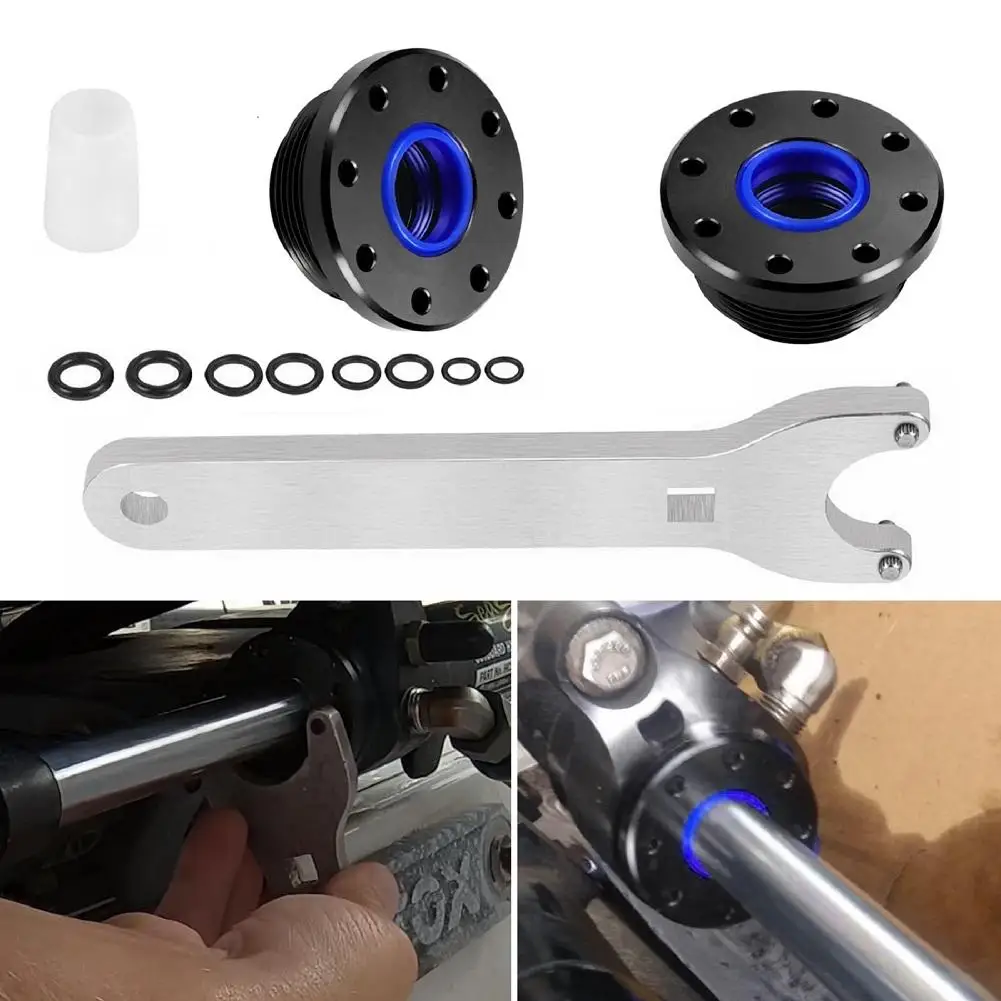 

Car Front Mount Hydraulic Steering Cylinder Seal Kit With Pin Wrench Compatible For Seastar Hc5340 Hc5341 Hc5342 Tool Parts