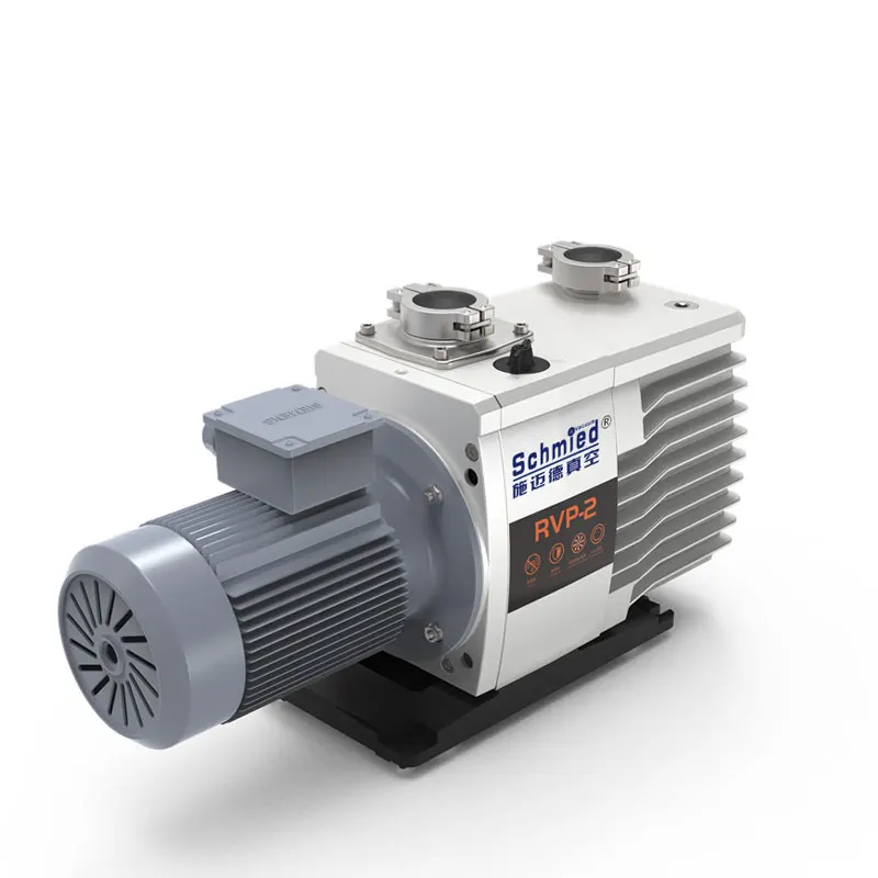 Pompe à vide industrielle réfrigérée à palettes rotatives à deux étages RVP2/4/6/9