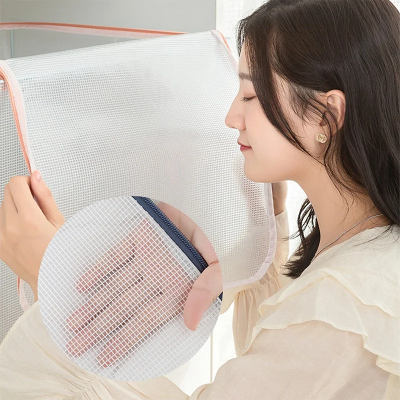 1 pieza 66L caja de almacenamiento de ropa PVC marco de Metal transparente clasificación contenedor de equipaje A