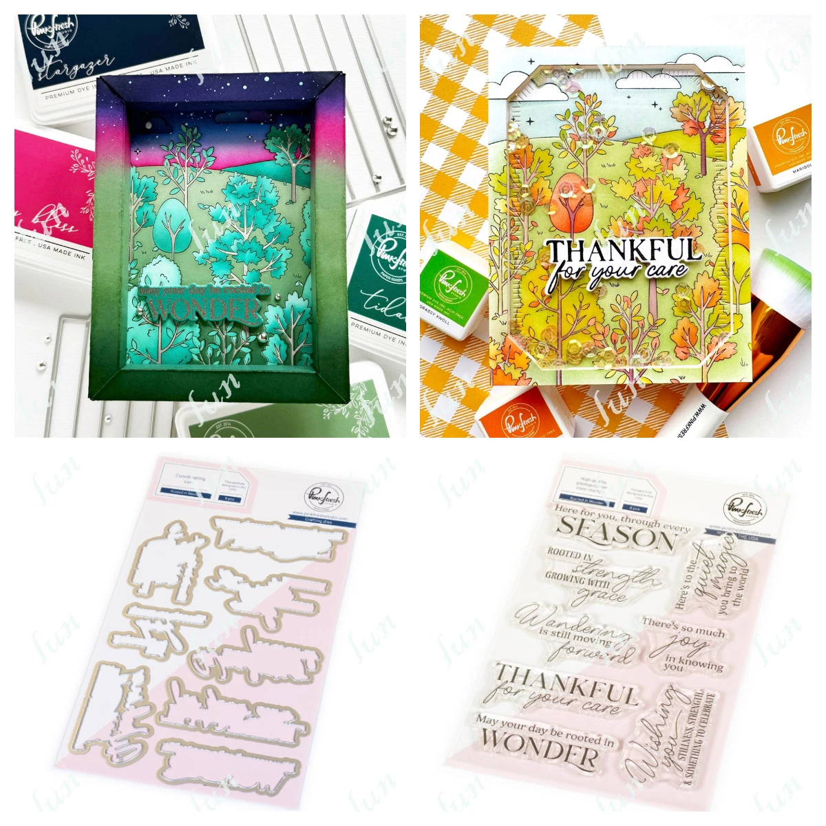 

Rooted in Wonder Clear Stamps Metal Cutting Dies Cut Die Mold Craft Decoration Embossing Template DIY Handmade Knife