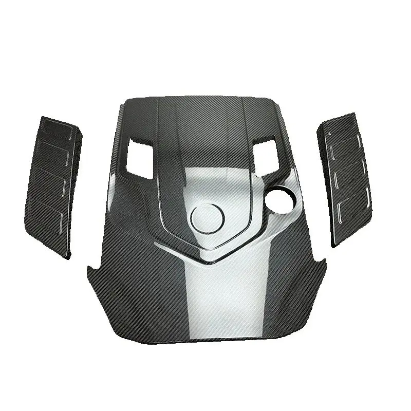 

Dry Carbon Fiber Auto Parts Engine Bay Cover For Benz G-Class G Wagon W464 G500 2019-2024