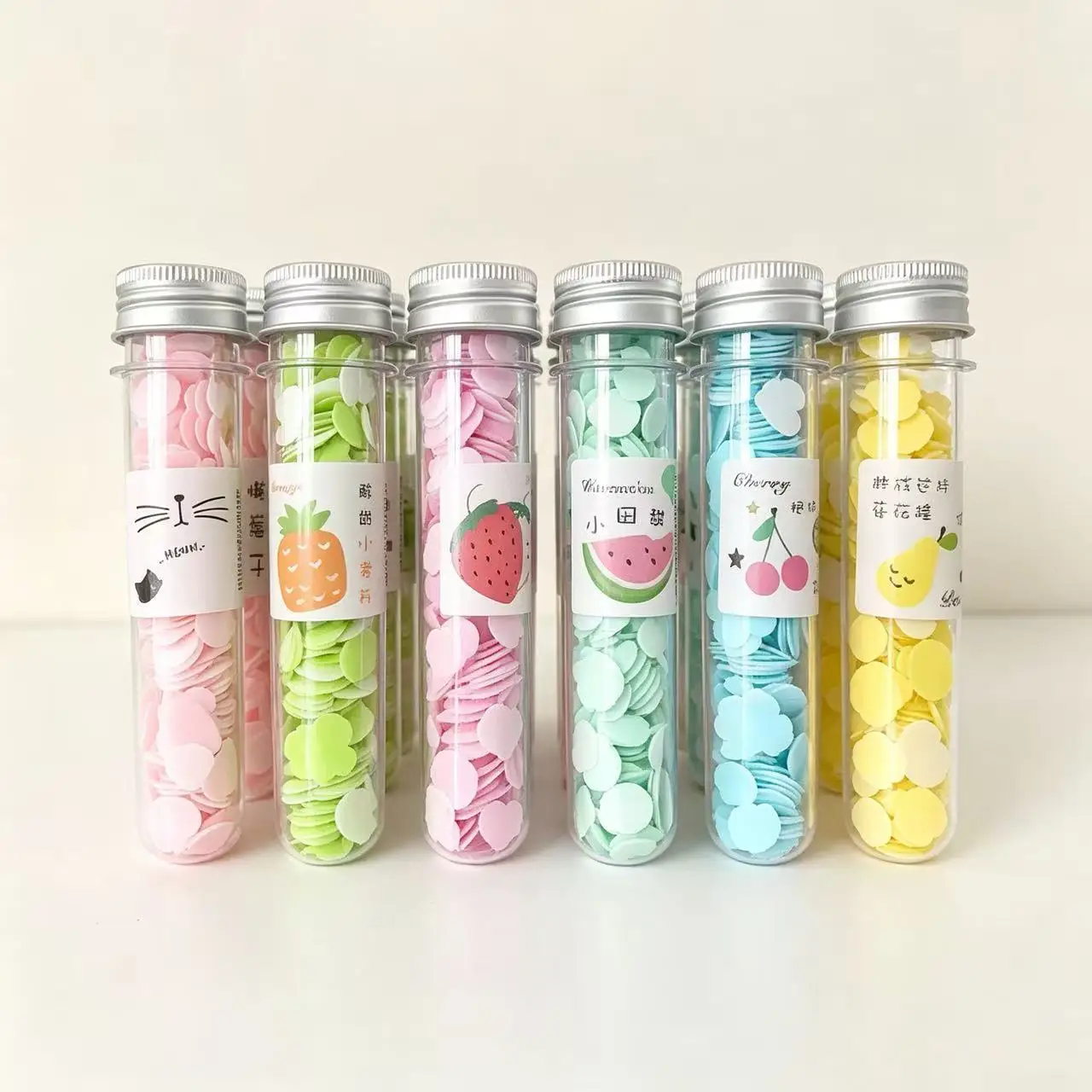 Disposable Soap Sheets Tube Pack, Portable Travel Hand Washing Soap Flakes, Random Color & Random Fragrance for Outdoor Camping