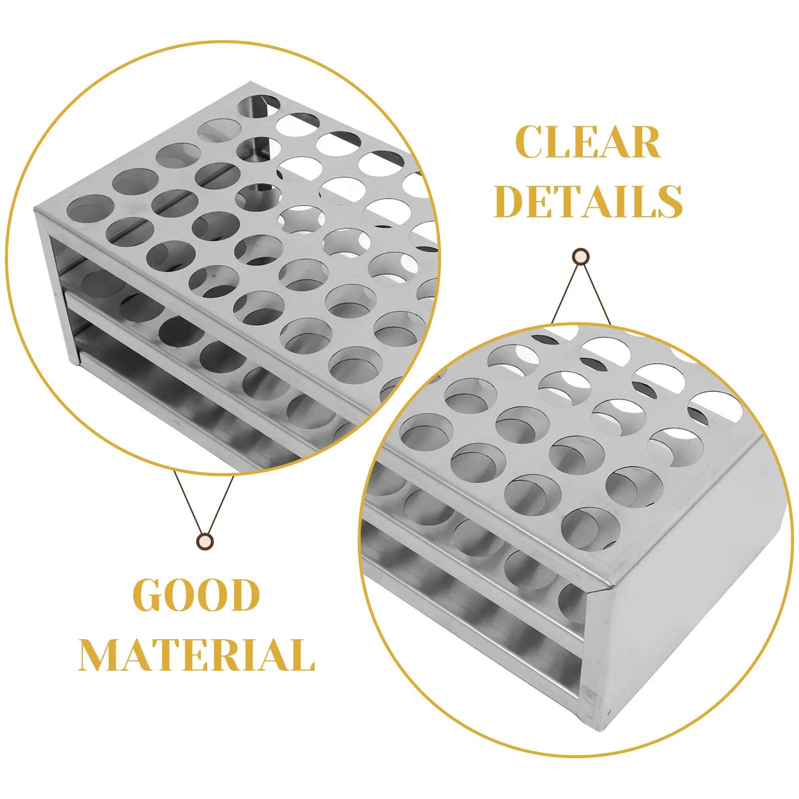 

Test Tube Rack Lab Support Material Laboratory Accessories Sampling Holder Clean