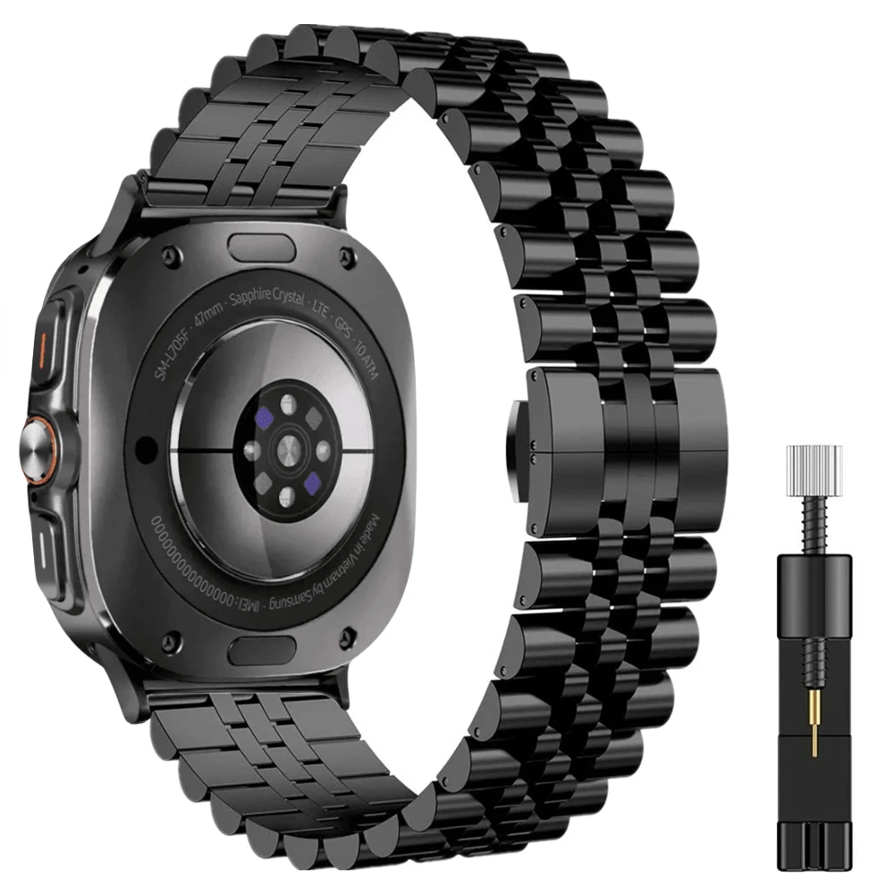 

Metal Band For Samsung Galaxy Watch 8 Classic 46mm 44/40 mm Stainless Steel Wristband Belt For Galaxy Watch Ultra 2025 Bracelet