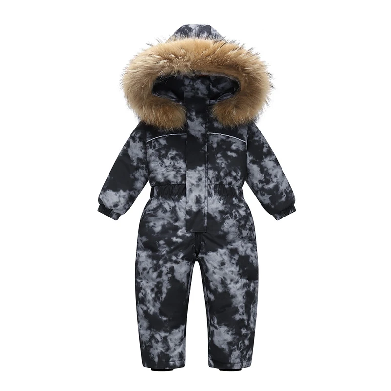 IYEAL Winter Down Coat Children's Jacket For Baby Boys Girls Clothes Warm Kids Jumpsuit Waterproof Ski Suit Thicken Snow Wear